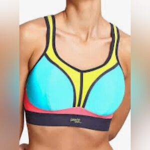 Panache Sport Wire-Free Sports Bra Moisture Wicking Womens
